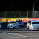 This many cars into one corner at the same time? What could possibly go wrong?